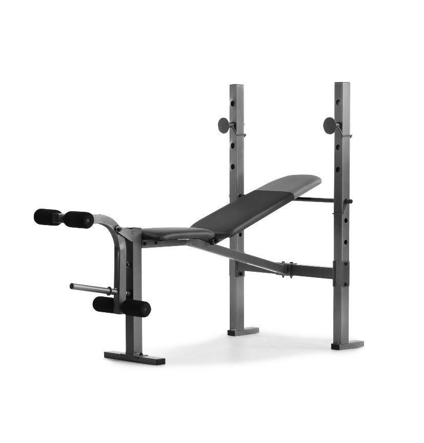 Weider XR 6.1 Multi-Position Weight Bench with Leg Developer and Exercise Chart