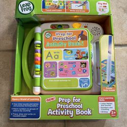 Brand new LeapFrog Prep for Preschool Activity Book
