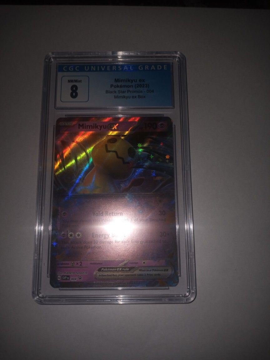 Pokemon Mimikyu Ex Cgc 8