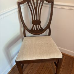 Mahogany Shield Back Dining Chairs