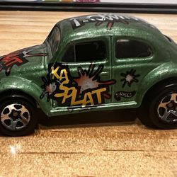 HOTWHEELS 1988 VOLKSWAGON -  SPLAT DIECAST - GREEN