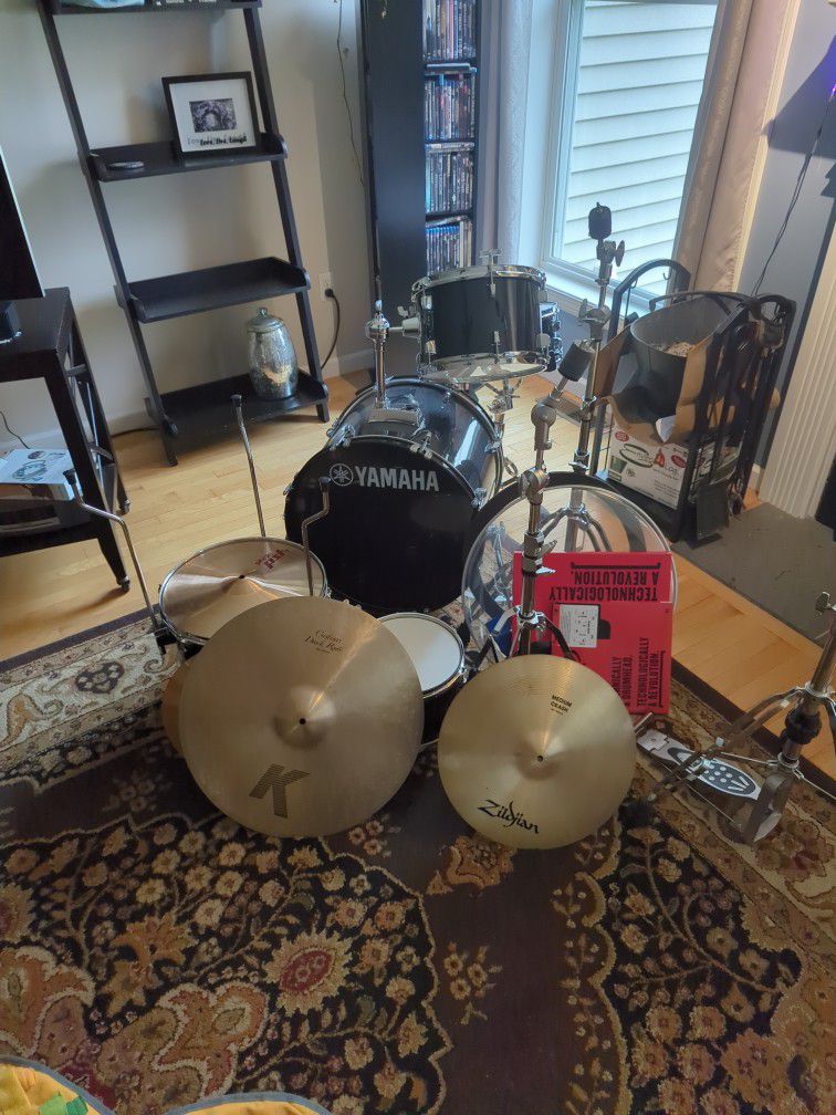 Yamaha Rydeen And Cymbals And Solid Hardware