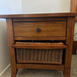 Solid Wood End Table