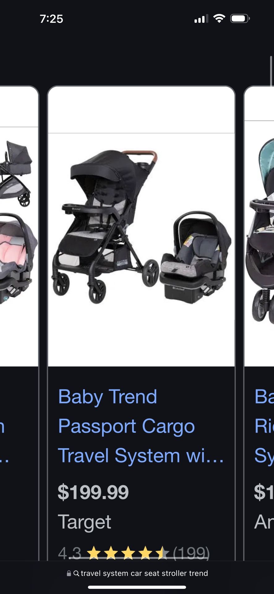 double infant stroller Venice Child Maverick Stroller / Double Seat Combo Twilight