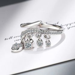 R65 - 925  sterling silver Geometric Ring!