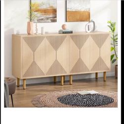 2 Side By Side Cabinet TV Stand/Buffet