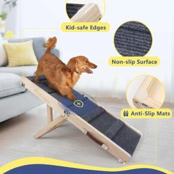 Small Dog Ramp for Bed Couch Car Folding Portable Pet Ramp for Cats