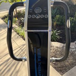 Vibra Therapy Platinum Vibration Machine with handles and straps- Like New!
