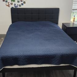 Queen Size Bed With Frame And Mattress 