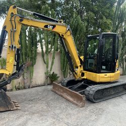 Caterpillar 305.5 Mini Excavator Enclosed Cab