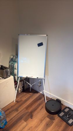 Dry Erase White Board with Stand and Markers
