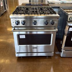 Viking 30” gas range 