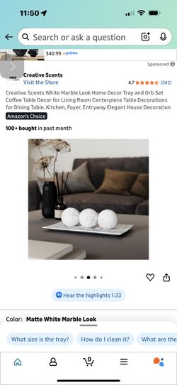 Creative Scents Tray And Orb Set