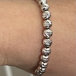 Sterling Silver Bolo Bracelet 