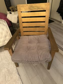 High Back Chair With Cushion
