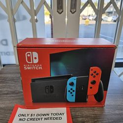 Nintendo Switch V2 Gaming Console New -PAYMENTS AVAILABLE-$1 Down Today 
