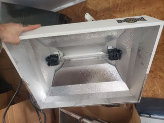 Grow light hood and ballest