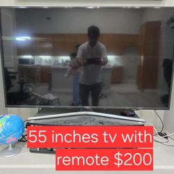 55 INCH SMART TV WITH REMOTE 