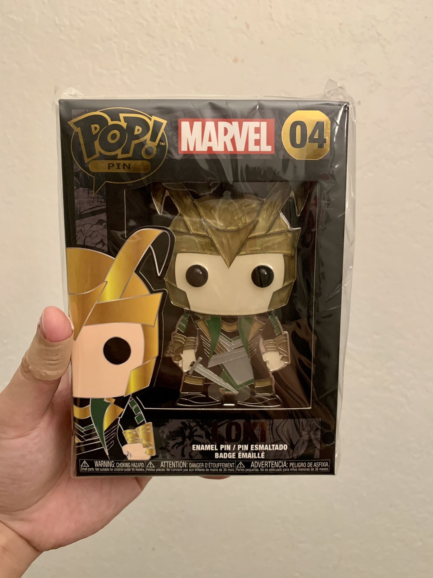 Funko Pop Pin Marvel Loki