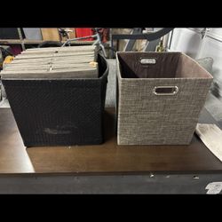 Fabric Storage Cubes $5 Each 