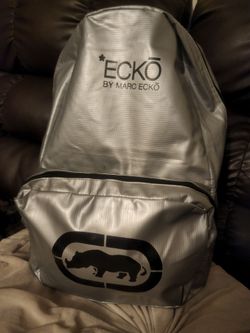 Mark Ecko silver backpack