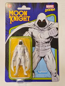 KENNER CARD. MARVEL LEGENDS. MOOK KNIGHT. 3.75" ACTION FIGURE.