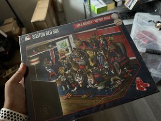 Boston Red Sox Dog Puzzle