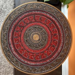 Hand Crafted Side / End Tables: Lacquer Art 