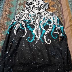 Men's Squid Hoodie Size Xl