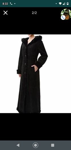 New Toscana real Shearling Suede maxi coat