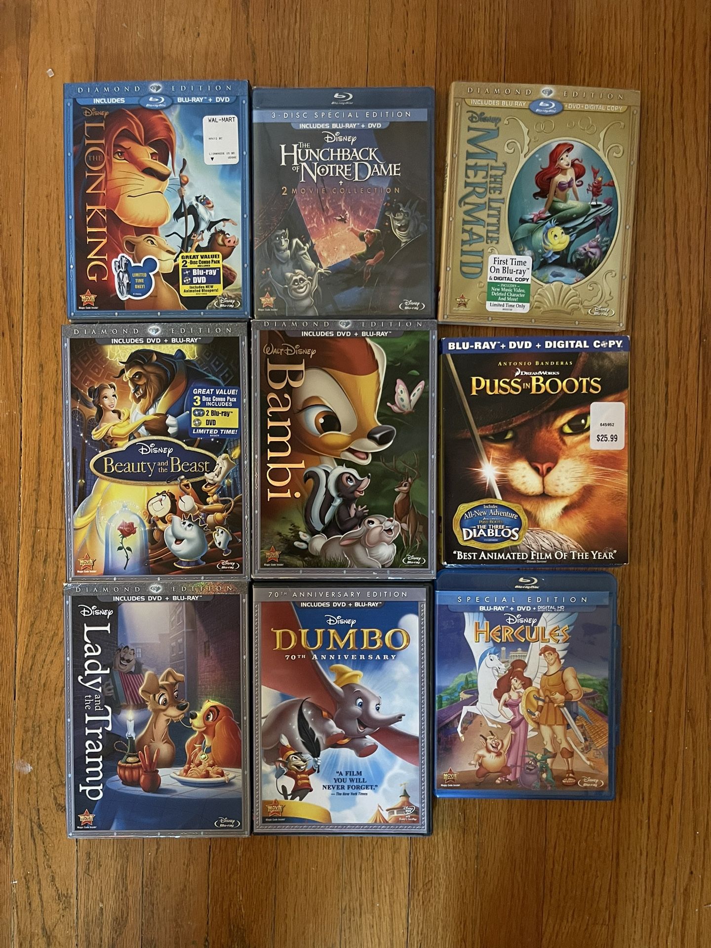 Disney Blu-ray Bundle 9