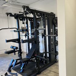 Smith Machine 500 | Adjustable Bench | 245lb Cast Iron Olympic Weights | 7ft Olympic Bar | Fitness | Gym Equipment | FREE DELIVERY/INSTALLATION 
