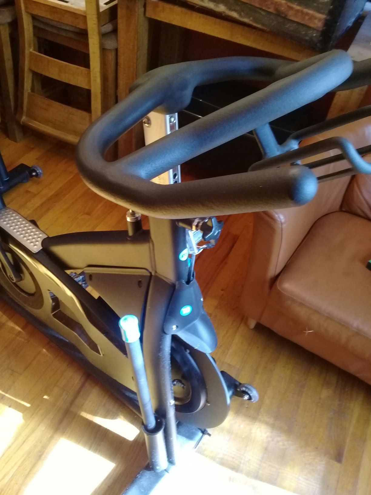 Professional studio spin cycle. Spinning bike