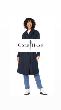 Wool Coat Cole Haan Long Trench Coat NWT