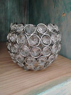 Bling candle holder