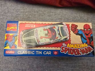 Schylling Amazing Spider-Man Classic Tin Car
