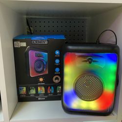 Coby True Wireless Party Speaker w/ LED Lights 