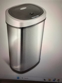 Motion sensor trash can
