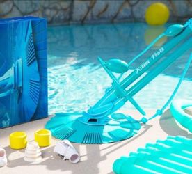 XtremepowerUS Premium Automatic Suction Vacuum-generic Climb Wall Pool Cleaner Sweeper In-Ground Suction Side + Hose Set