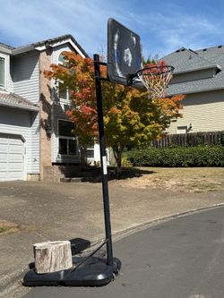 Basketball hoop & stand