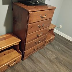 Tall Dresser and 2 Night Stands