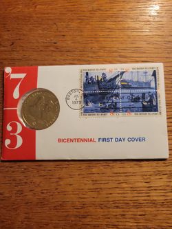 Bi-Cenntenial First Day Cover Boston Tea Party