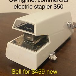 Swingline  67 ELECTRIC STAPLER $39 (save $400)
