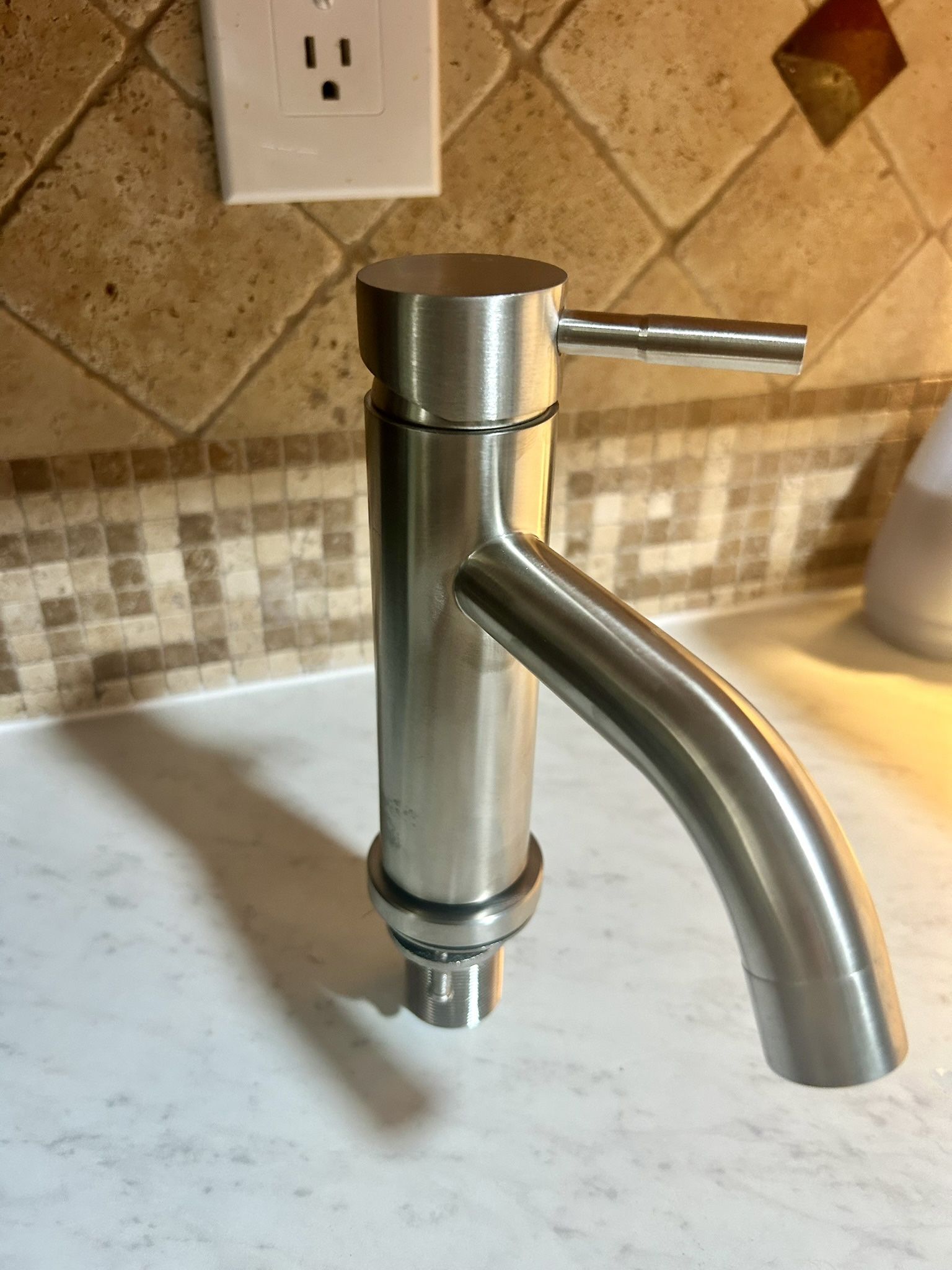 Grifos de cocina modernos con 3 modos y rociador extraíble, acero inoxidable