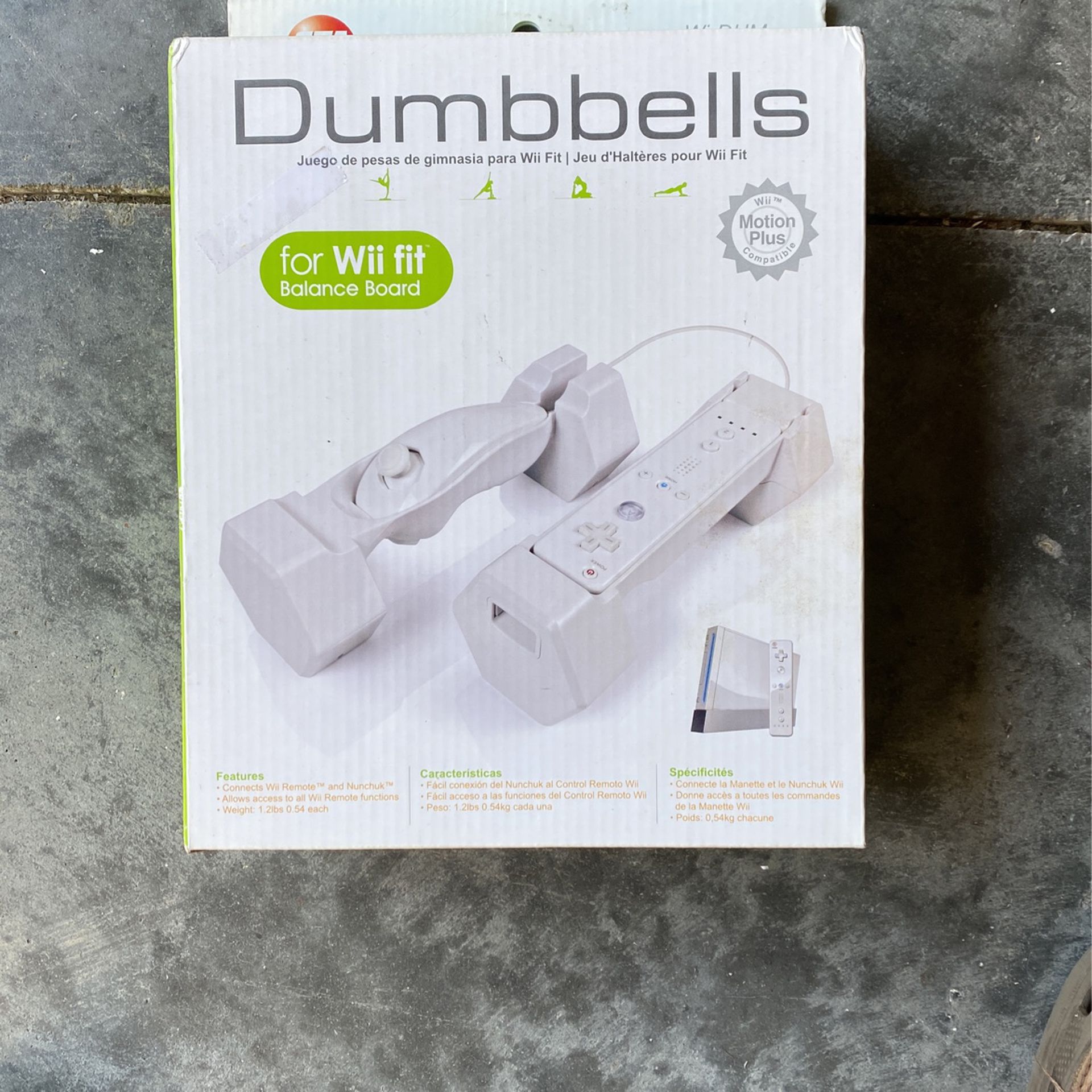 Dumbbells For Wii Fit Balance Board