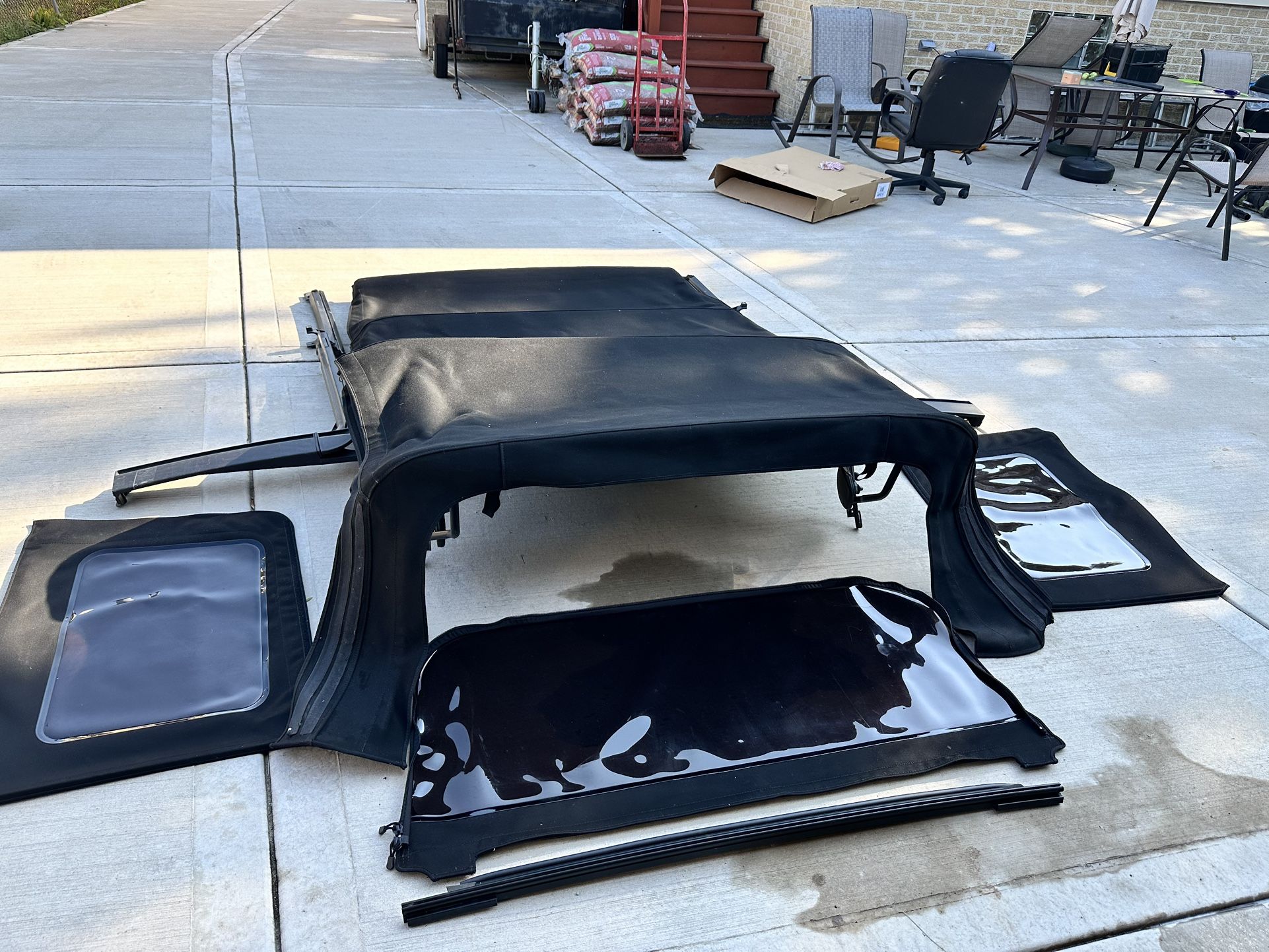 Black Bestop 2014 Jeep wrangler 4 Door JK Soft Top 