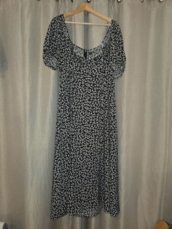 cute plus size dress 🩵