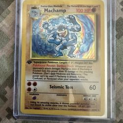 Pokémon Machamp Holo 1st Edition 1999