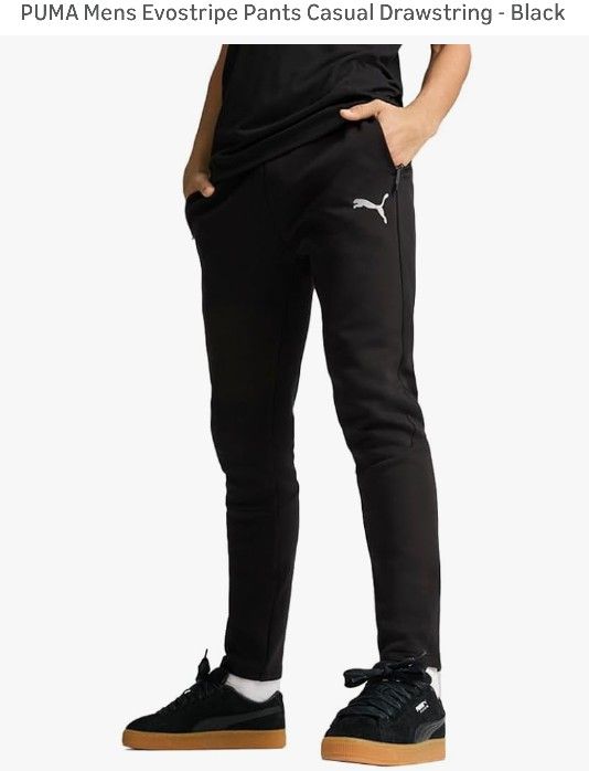 Brand New Men's Puma Drawstring Casual Pants 