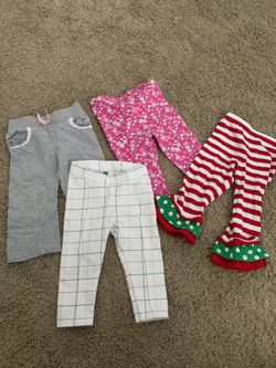 Set of 3 toddler girl pants.
